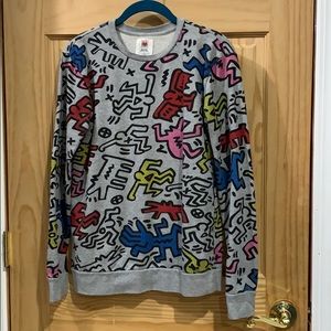 Keith Haring Gray Pullover